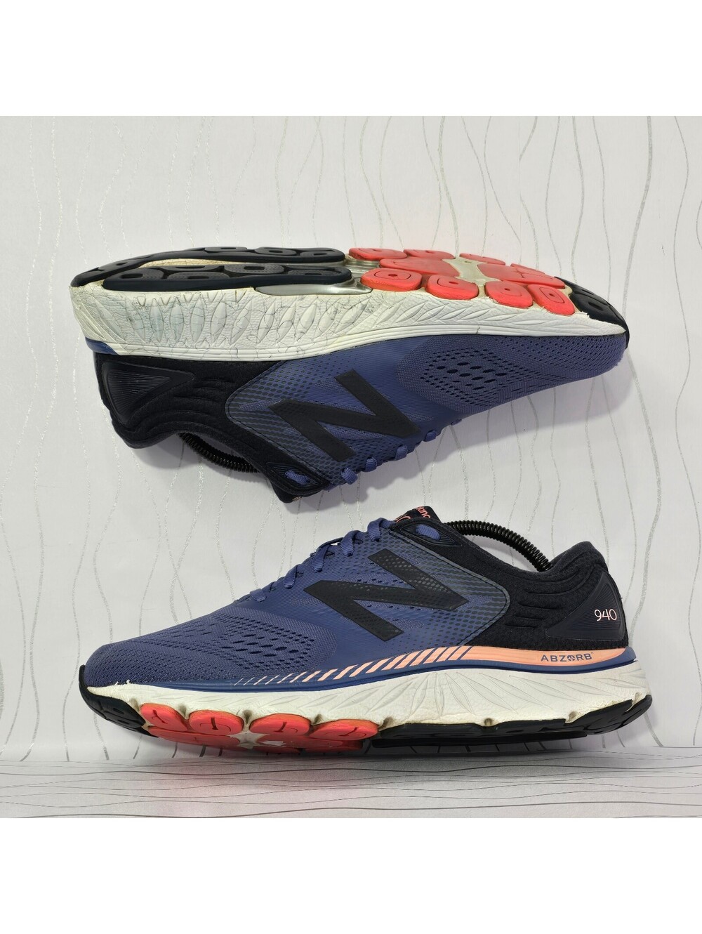 New Balance 940v4 Women’s Size 10.5 Blue Black Coral StabilityWS940CR4
